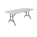 6 Foot Folding Table Set of 8 O1539
