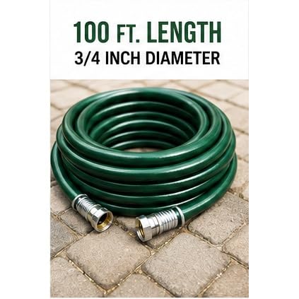 Heavy Duty 3/4 Inch x 100 FT Garden Hose F398