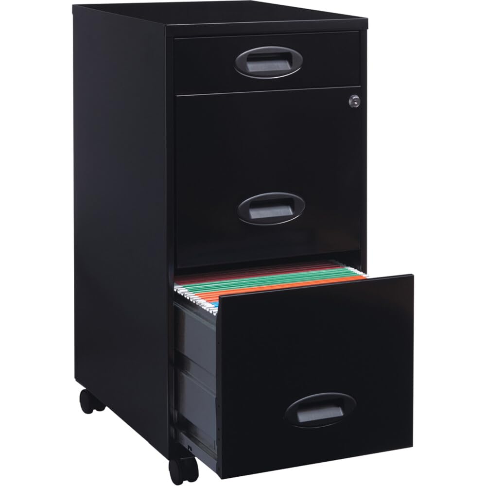 Black 3-Drawer File Cabinet T884013