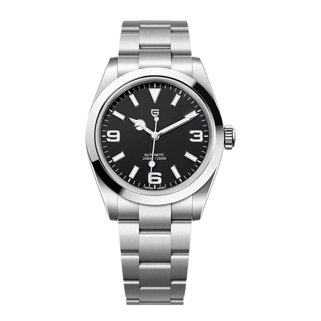 Automatic Diver Watch Sapphire Glass Stainless Steel 40MM Waterproof Wrist Watch U5406