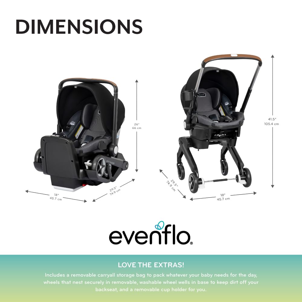 Infant Car Seat Stroller Combo B391