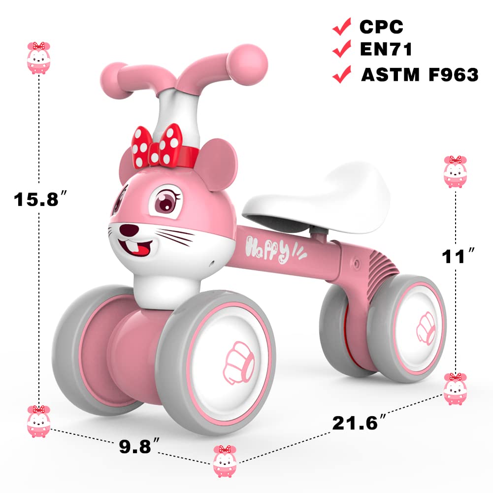 Baby Balance Bike Pink Z86260
