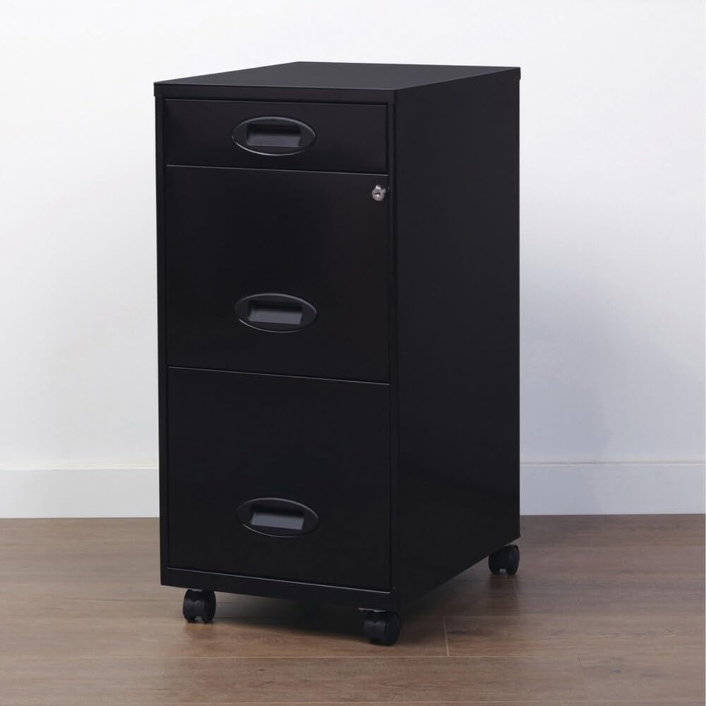 Black 3-Drawer File Cabinet T884013
