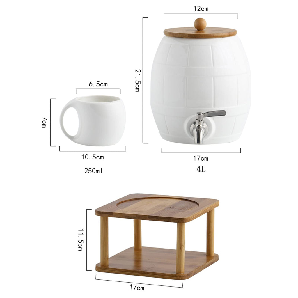 Ceramic Water Dispenser with Stainless Steel Spigot I99121