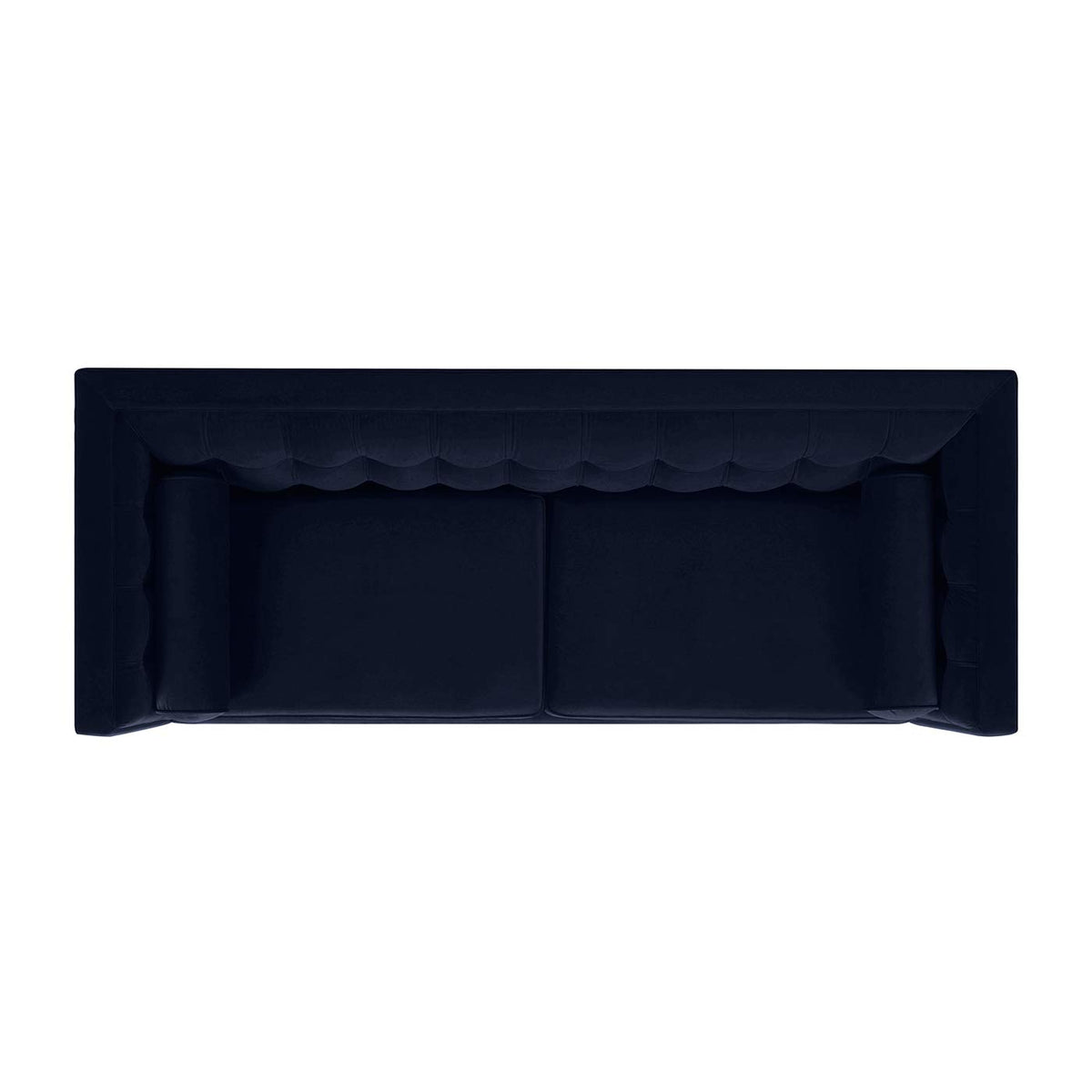Dark Navy Blue Performance Velvet Tufted Sofa W13761