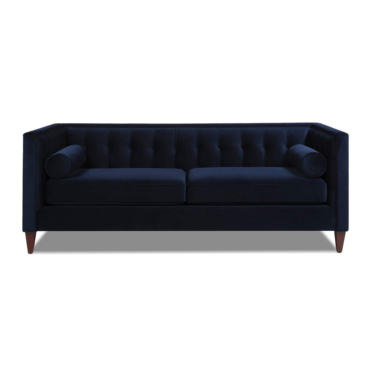 Dark Navy Blue Performance Velvet Tufted Sofa W13761
