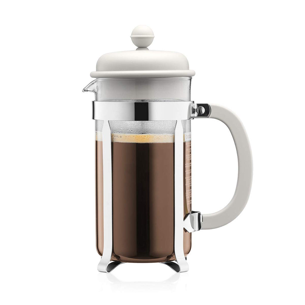 White 8 Cup Glass Coffee Maker T457997