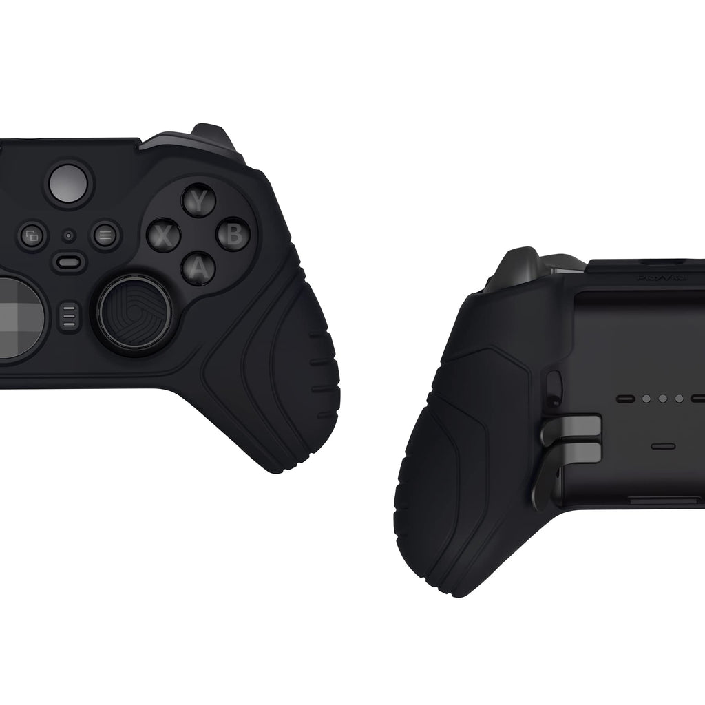 Anti Slip Silicone Case Cover for Xbox Elite Wireless Controller Series 2 with Thumb Grip Caps - Black A127