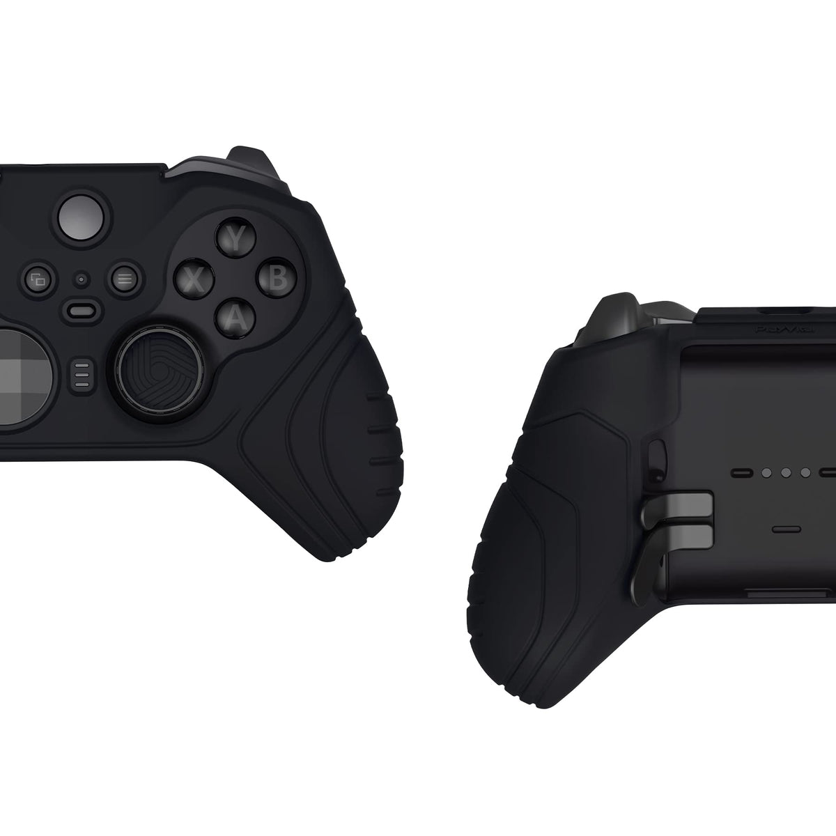 Anti Slip Silicone Case Cover for Xbox Elite Wireless Controller Series 2 with Thumb Grip Caps - Black A127