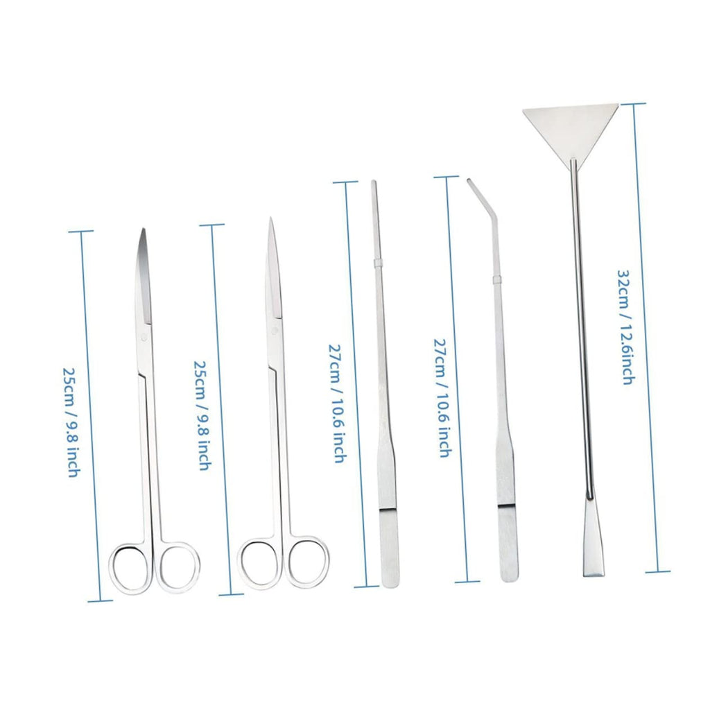 5 in 1 Stainless Steel Aquarium Aquascaping Kit T6313