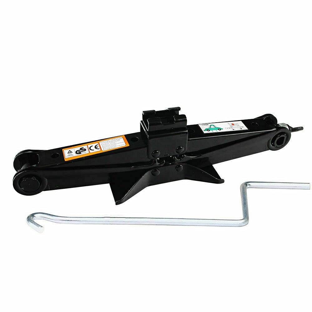Spare Tire Lug Wrench Tool Kit & Scissor Jack 2 Ton Set Y103737