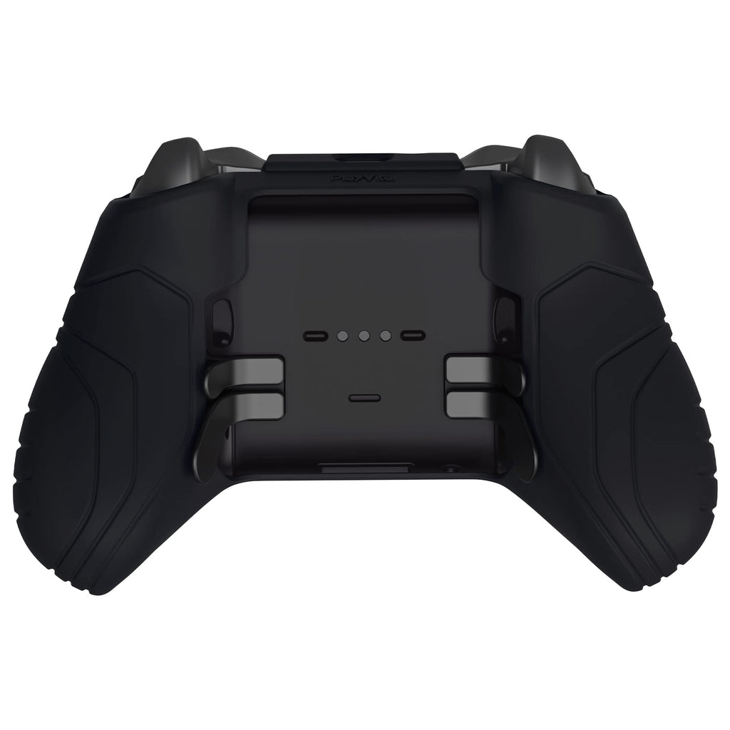 Anti Slip Silicone Case Cover for Xbox Elite Wireless Controller Series 2 with Thumb Grip Caps - Black A127