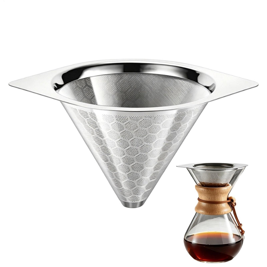 Stainless Steel Fine Mesh Drip Coffee Filter Y42435