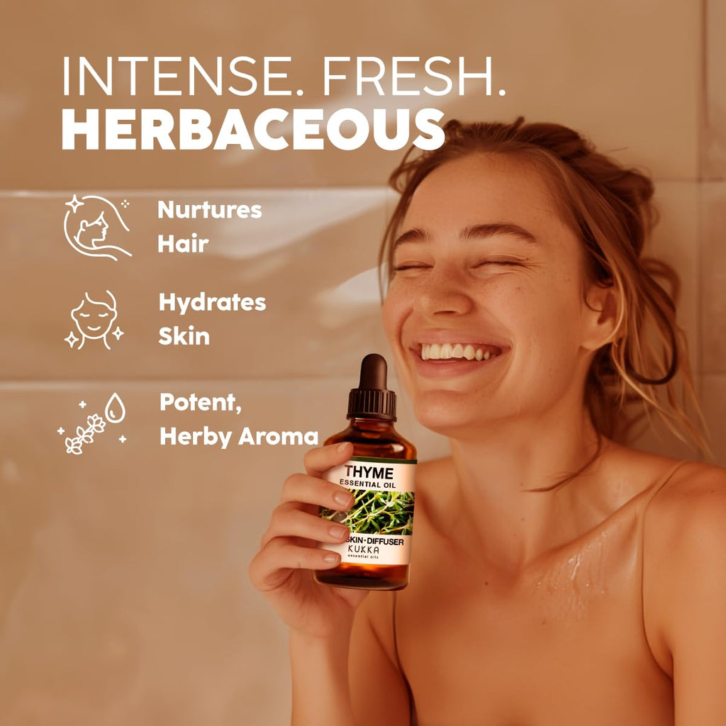 Thyme & Lavender Essential Oil Set 2x4 fl oz H7402
