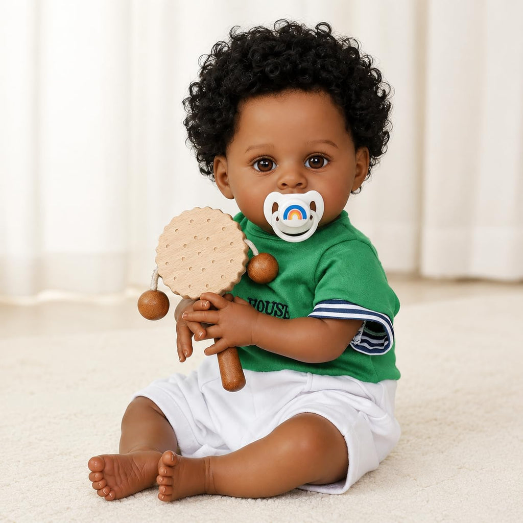 Black 20 Inch Reborn Baby Doll D231463
