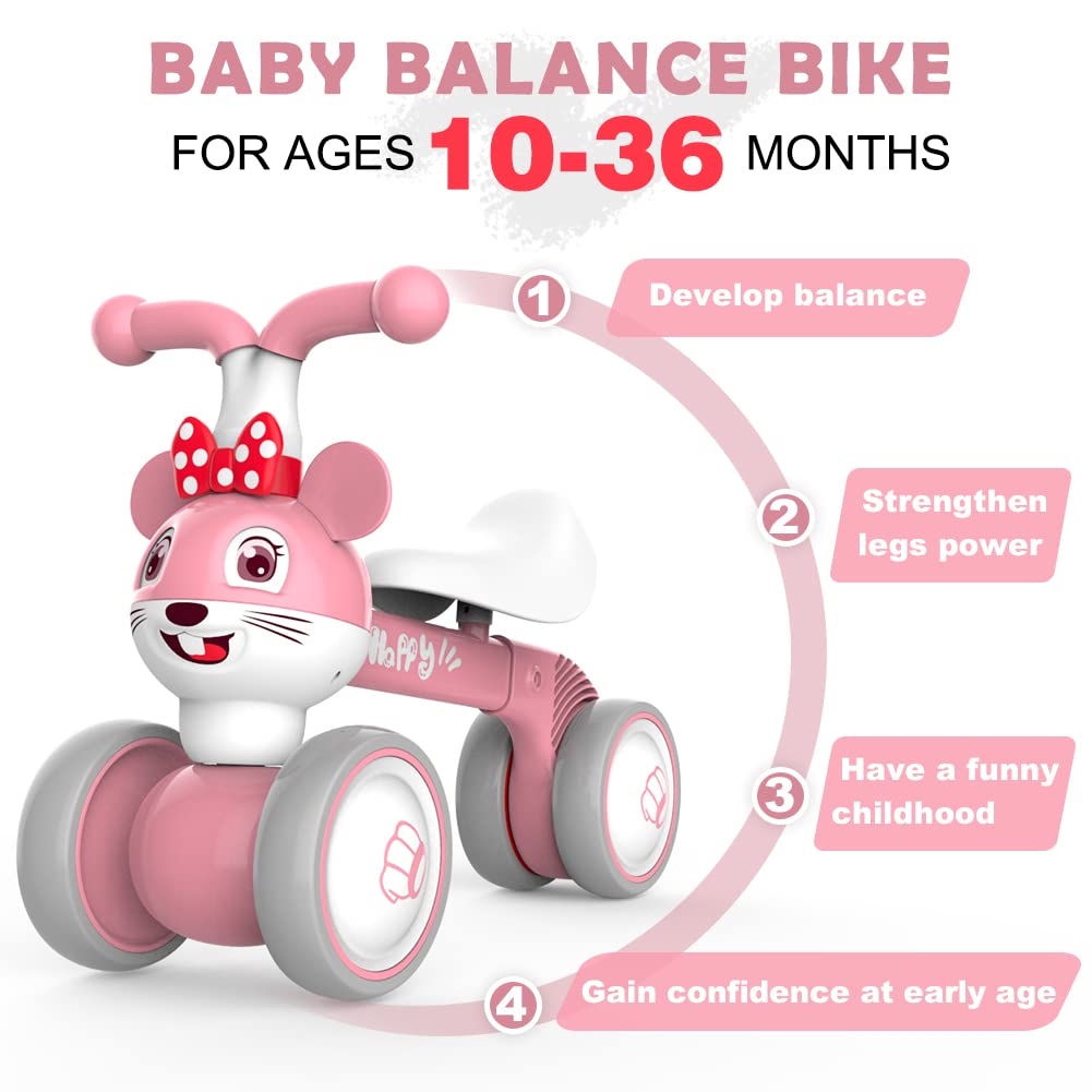 Baby Balance Bike Pink Z86260