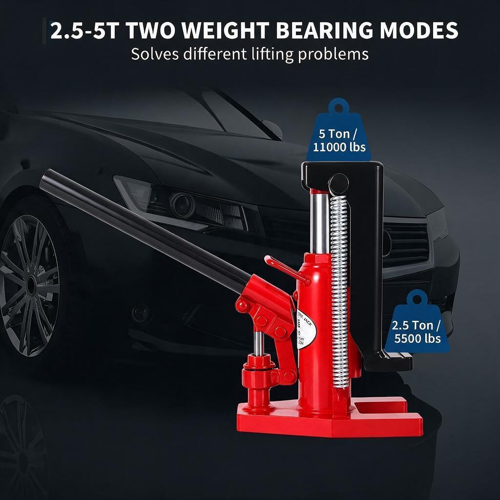 2.5 Ton Toe 5 Ton Top Air Hydraulic Floor Jack A6004