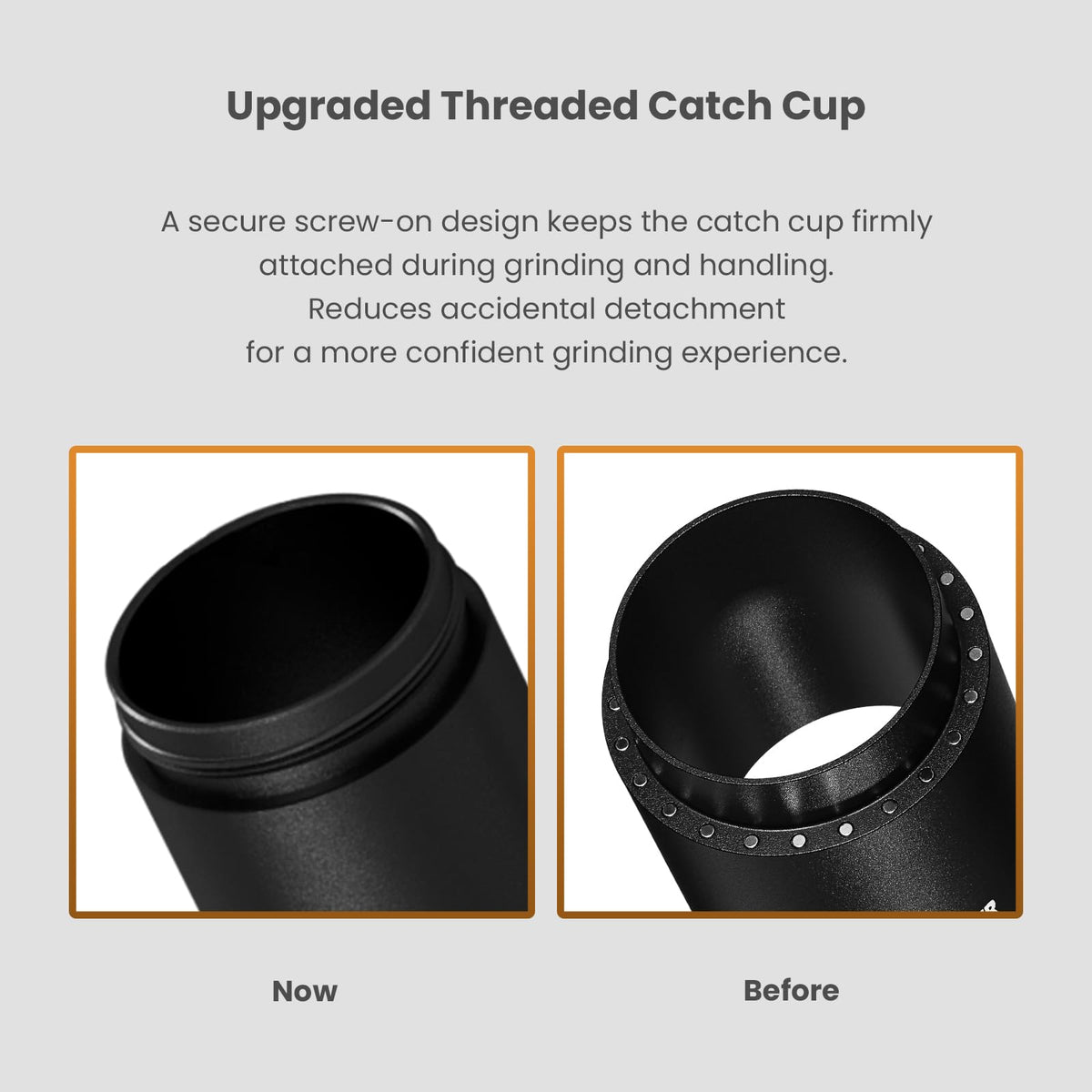 Manual Coffee Grinder with Titanium Coated Conical Burr O548135
