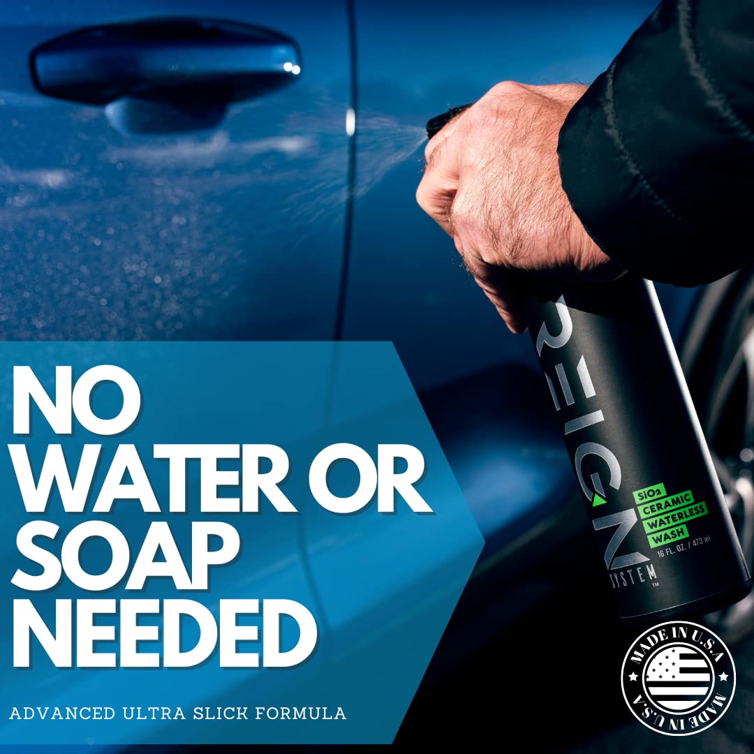 Ceramic Waterless Car Wash Spray with SiO2 Wax, 16 oz N998101