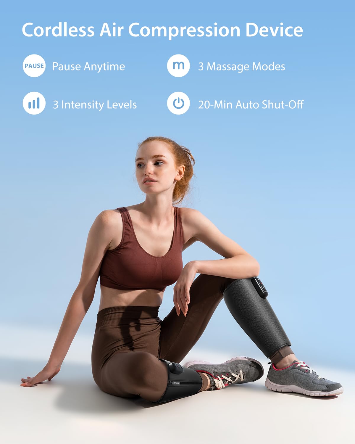 Cordless Calf Massager with 3 Intensities 3 Modes O446
