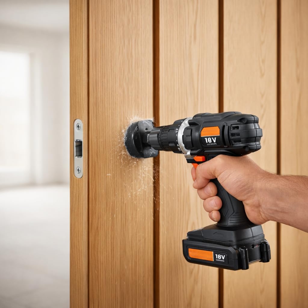 18V Cordless 3/8 in. Drill Driver & Hole Saw Kit with Battery and Charger N6556