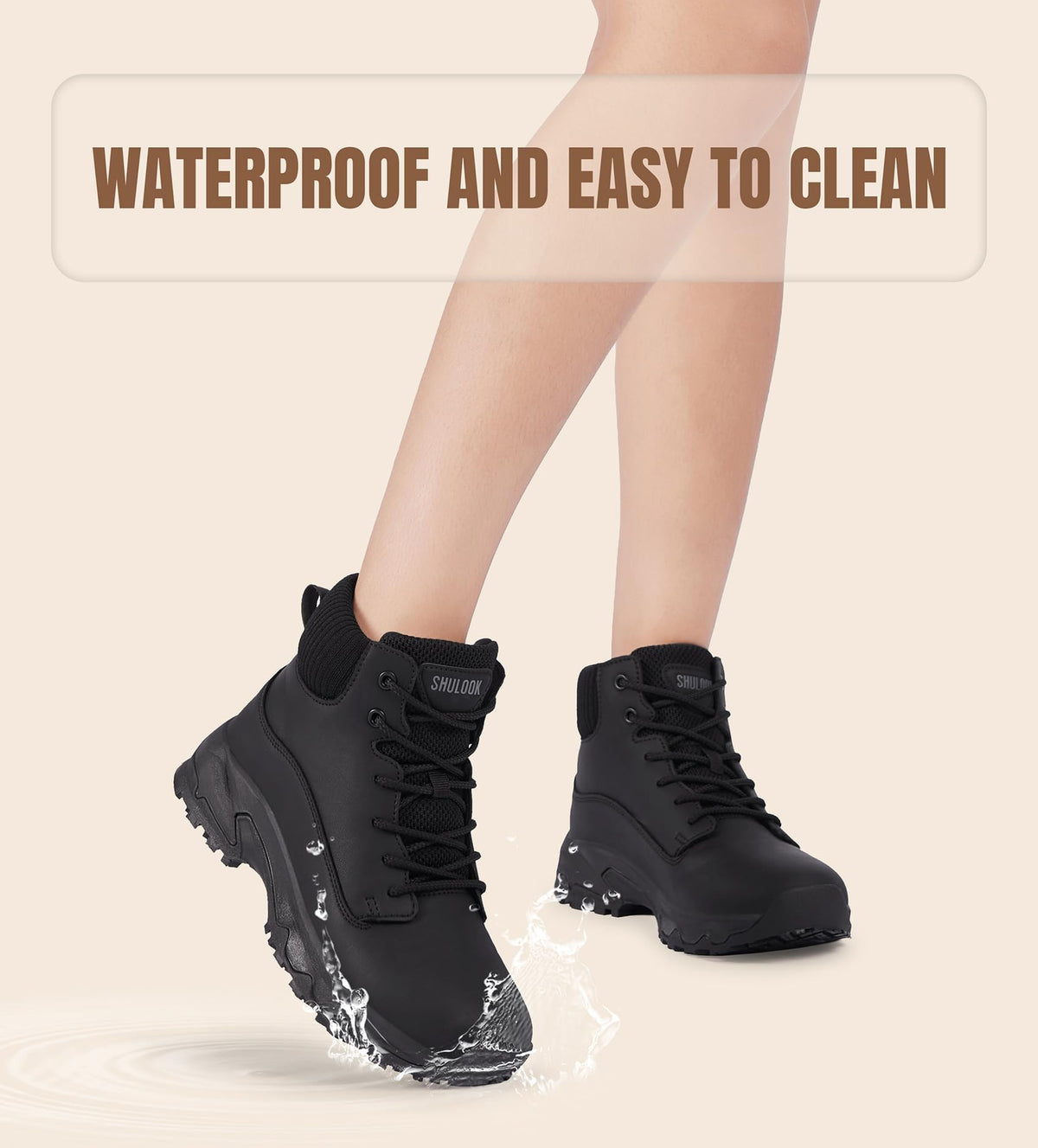 Non Slip Waterproof Work Boots Y597