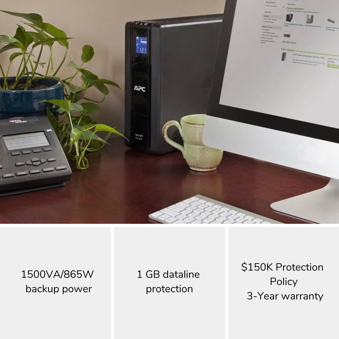 1500VA/900W UPS Battery Backup E561