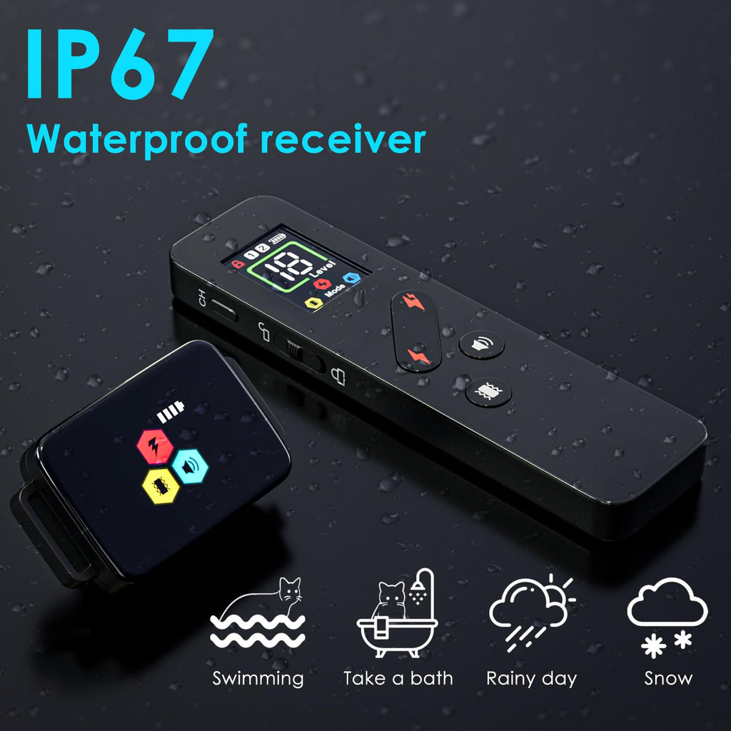 Remote Electric Cat Training Collar 3300FT IP67 Waterproof Z897620