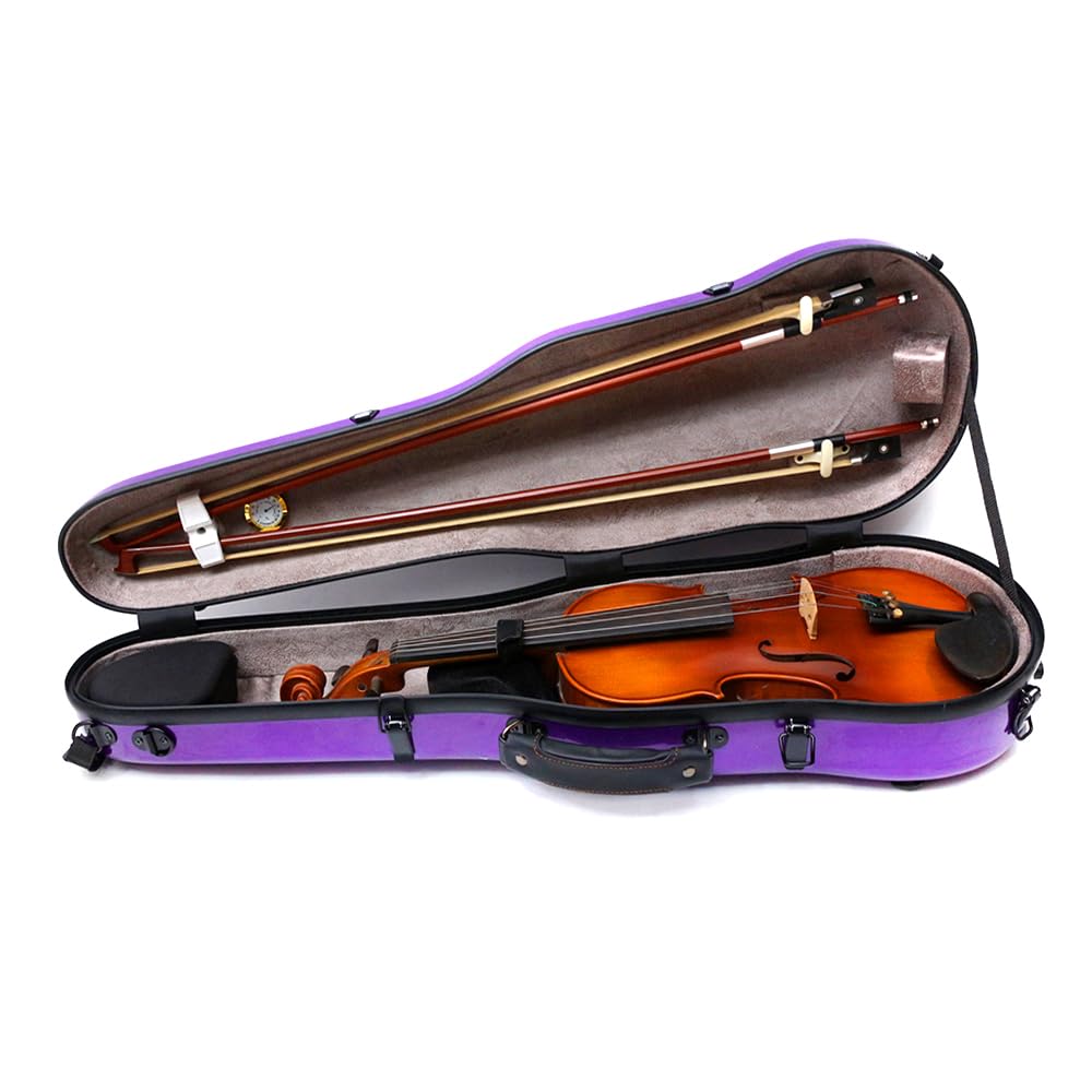 Carbon Fiber Violin Case 4/4 Full Size Purple M8556