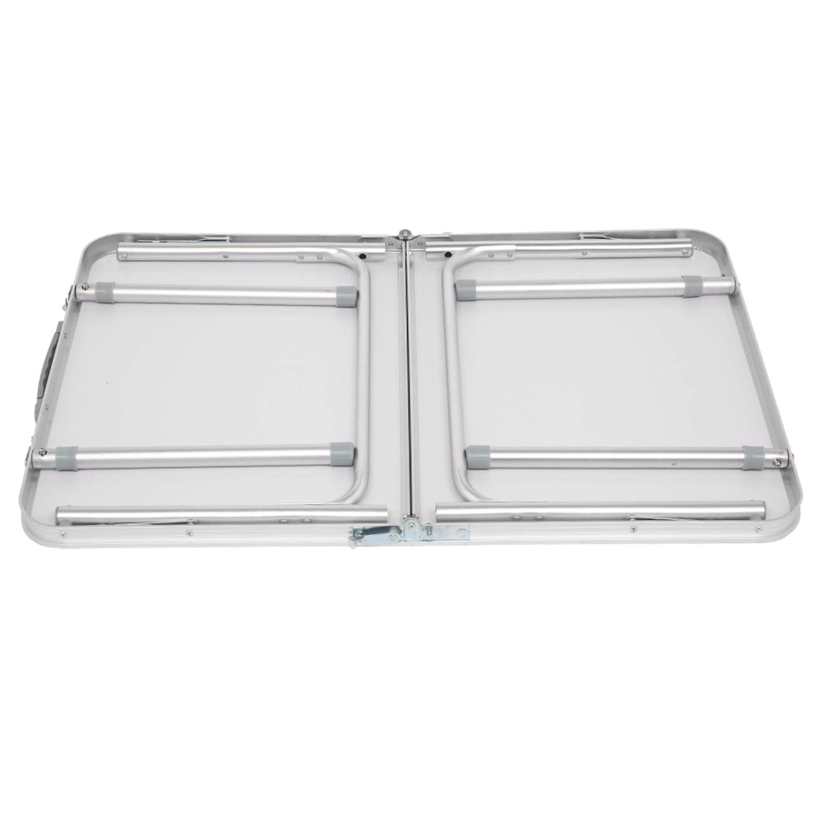 Folding Portable Camping Table 3 FT Aluminum White C1727