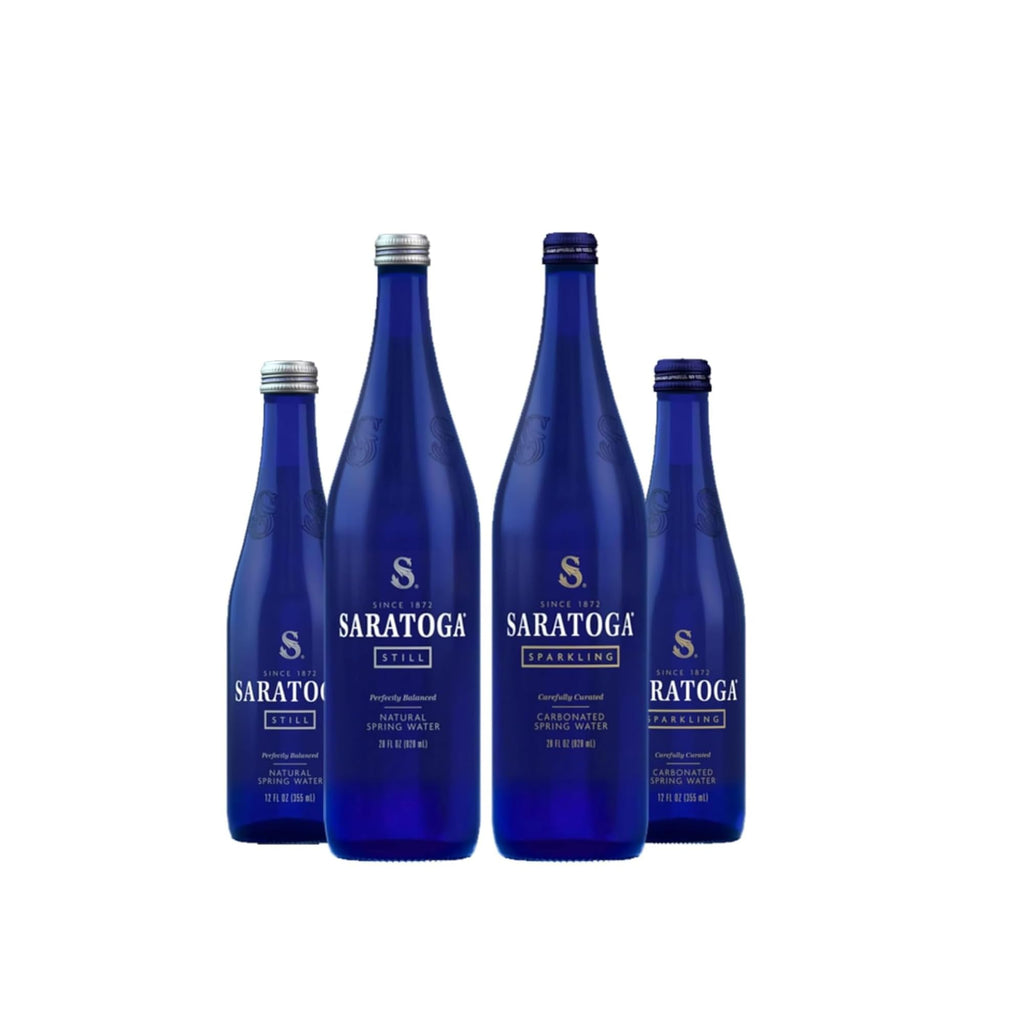 Sparkling Spring Water 12 oz Glass Bottles A7017