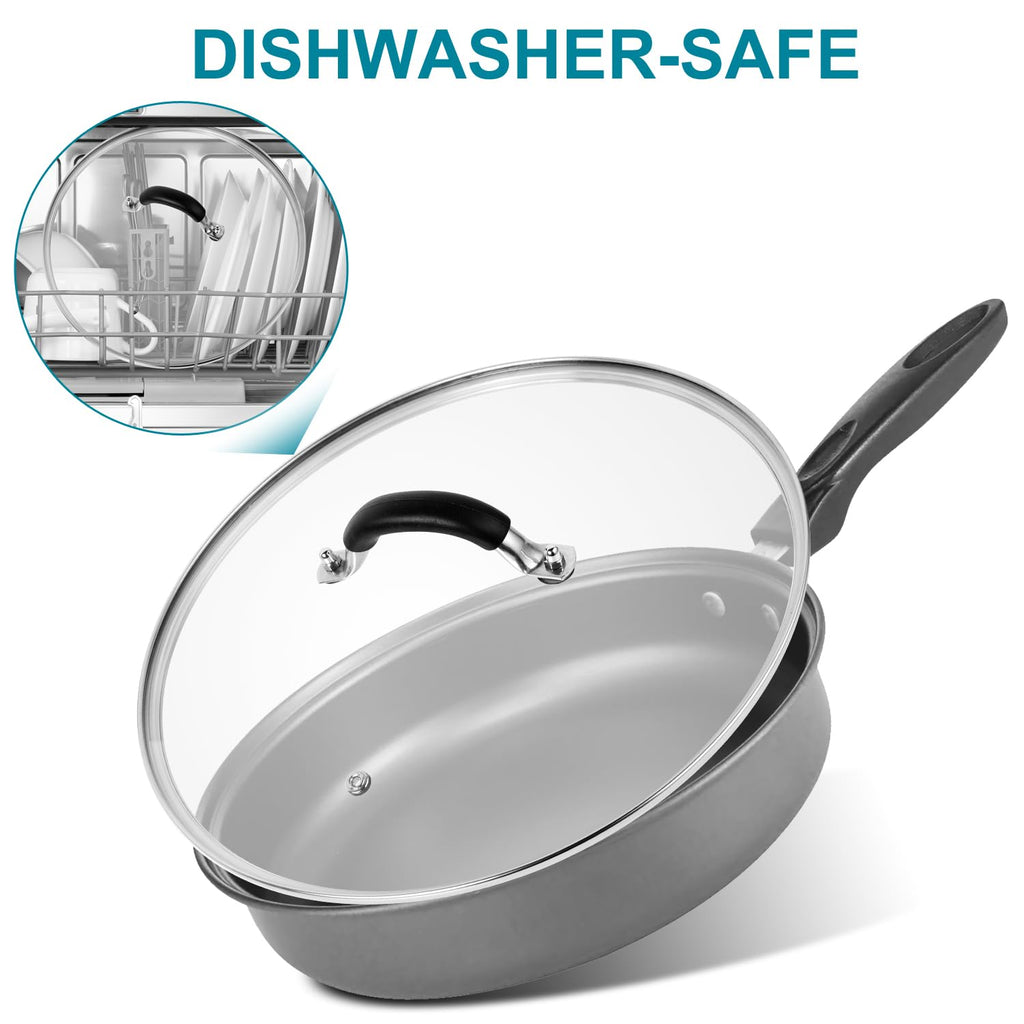 10.25 Inch Tempered Glass Lid with Steam Vent Z4984