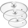 3 pcs Glass Lid Replacement Set (8 In + 10.25 In + 12 In) M4037