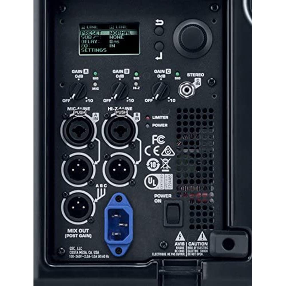 10" Powered 2000 Watt PA Loudspeaker with Speaker Stand and XLR Cable E89302