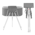 Portable Foldable Dog Bathtub with Drain W931907