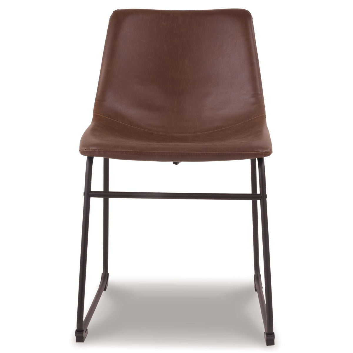 Mid-Century Dining Chair Set of 2 Brown N592