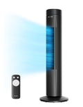 30-Inch Oscillating Tower Fan, 3 Speed, Black E80756
