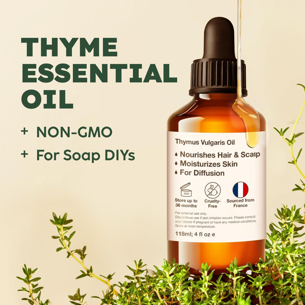 Thyme & Lavender Essential Oil Set 2x4 fl oz H7402