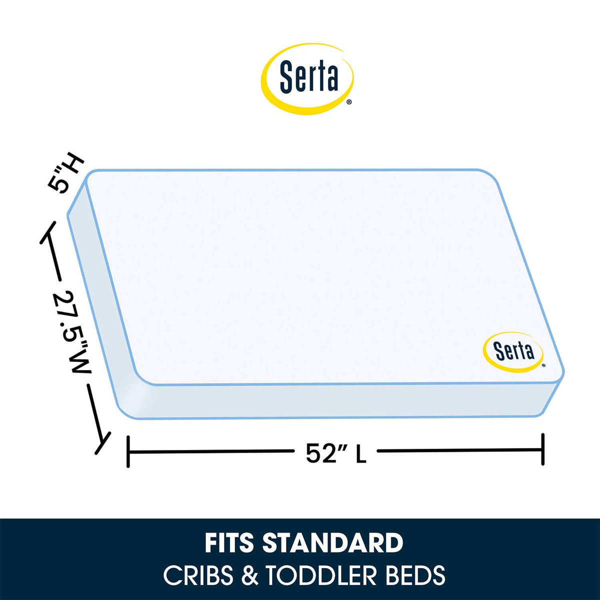 2-Stage Baby Crib and Toddler Mattress D723