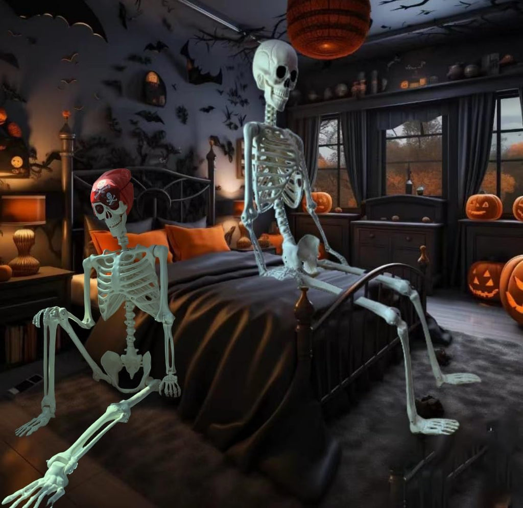 Life Size Posable Skeleton Decoration W697011