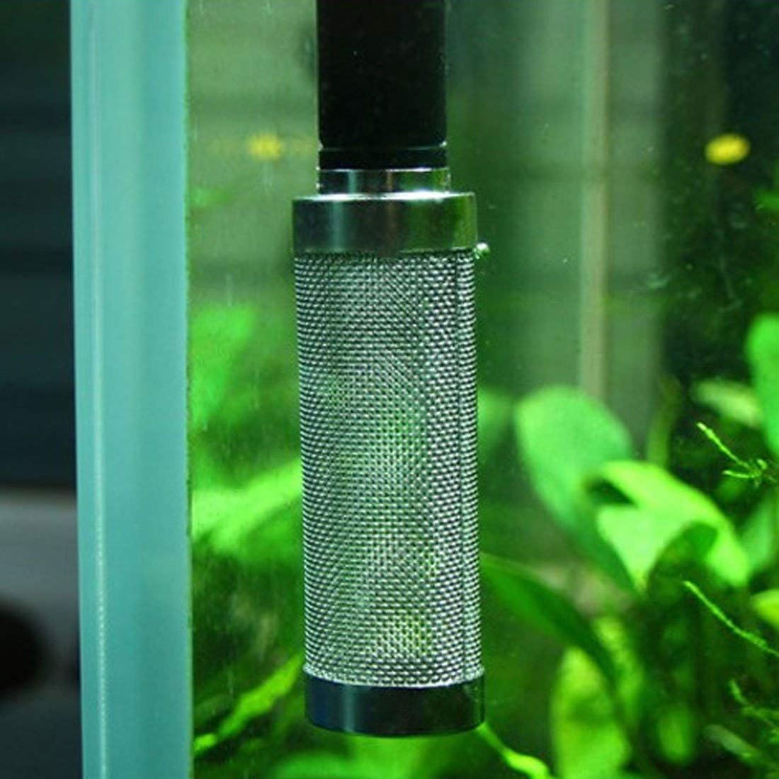 Aquarium Fish Tank Intake Strainer Stainless Steel 11mm T849753