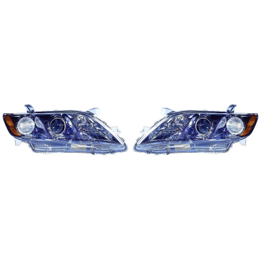 Toyota Camry 2007 2008 2009 Headlight Assembly Pair Driver and Passenger Side DOT Certified Y493232