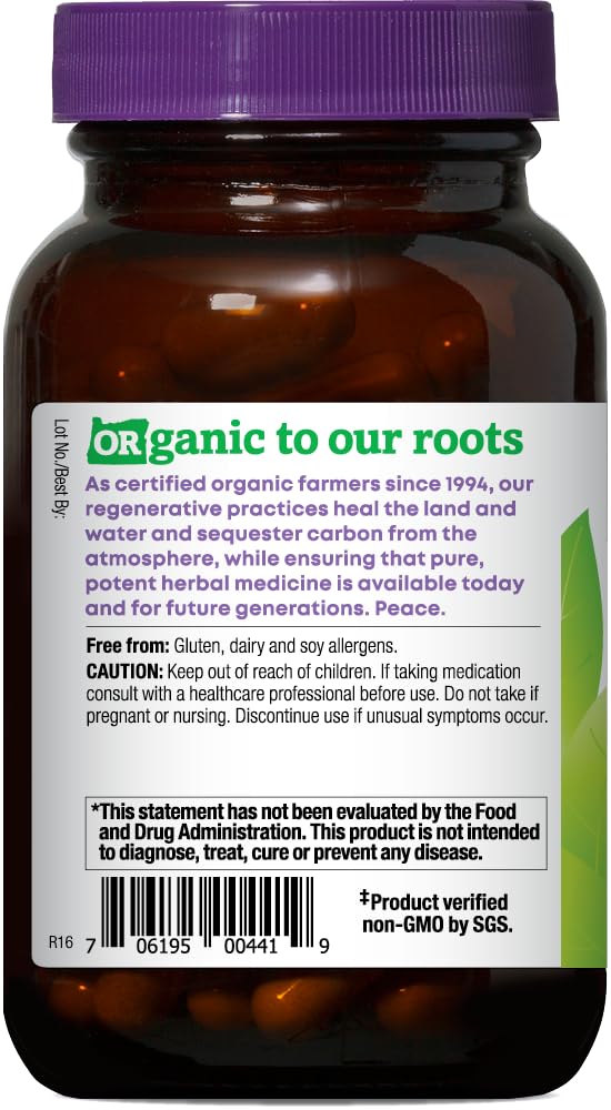 Organic Maca Root Herbal Supplement, 90 Count W189