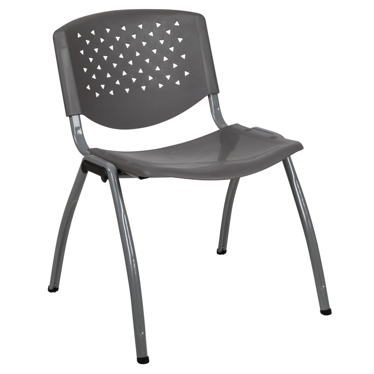 Gray Plastic Stack Chair P76263