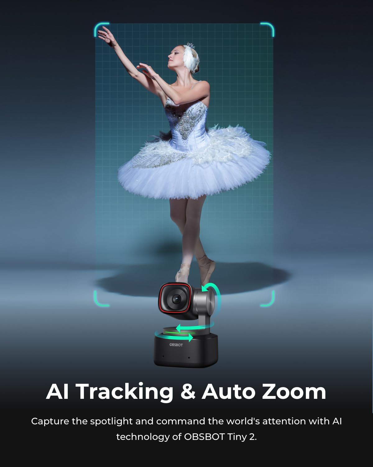 4K PTZ Webcam with Voice Control A527