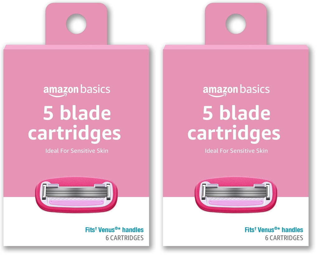 5-Blade Razor Refills, 6 Cartridges (Pack of 2) L9790