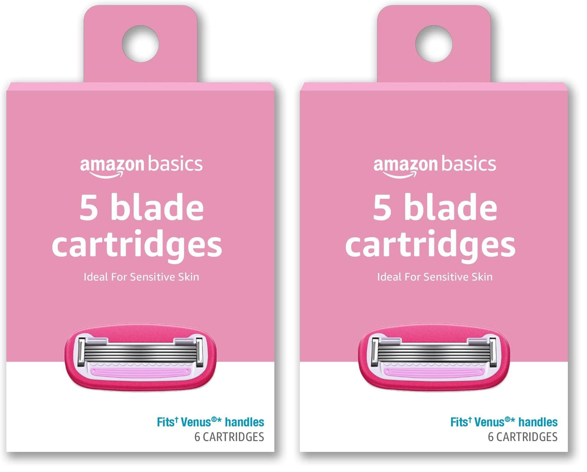 5-Blade Razor Refills, 6 Cartridges (Pack of 2) L9790