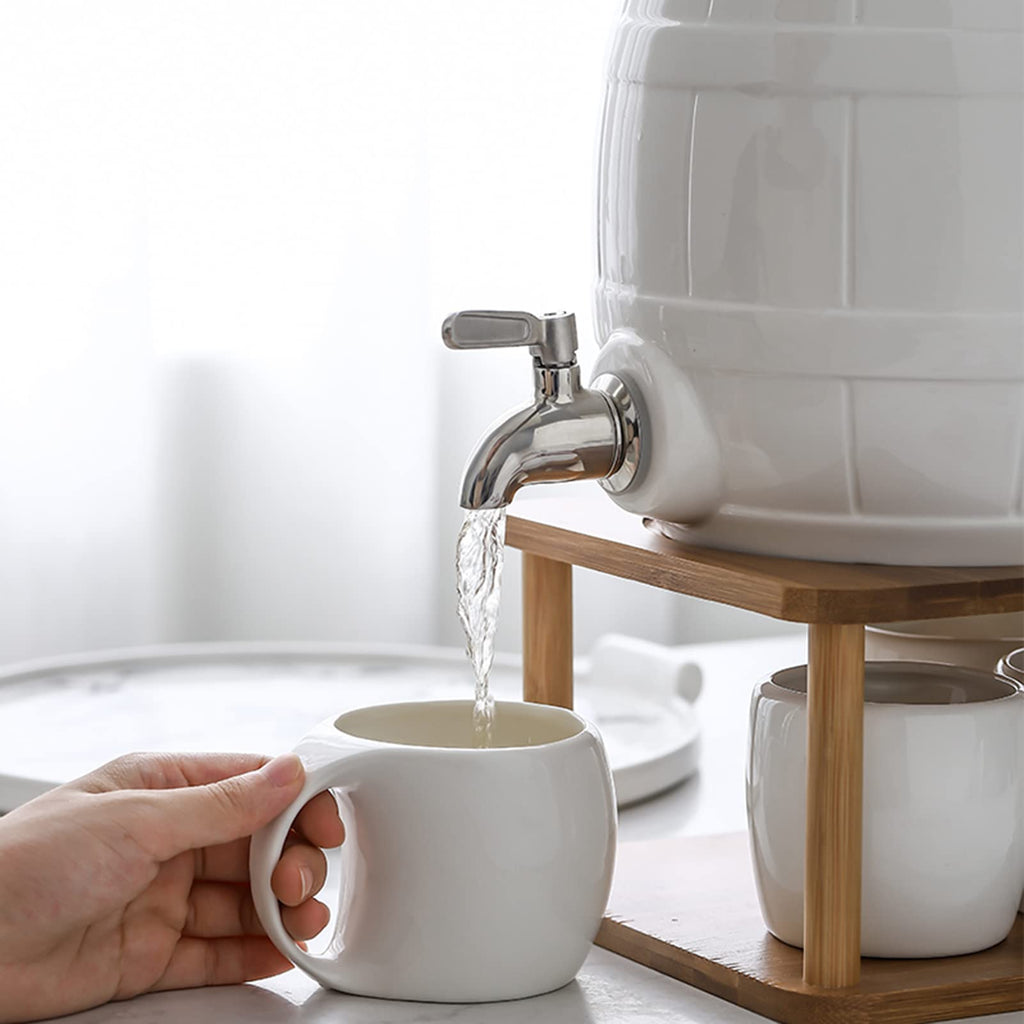 Ceramic Water Dispenser with Stainless Steel Spigot I99121