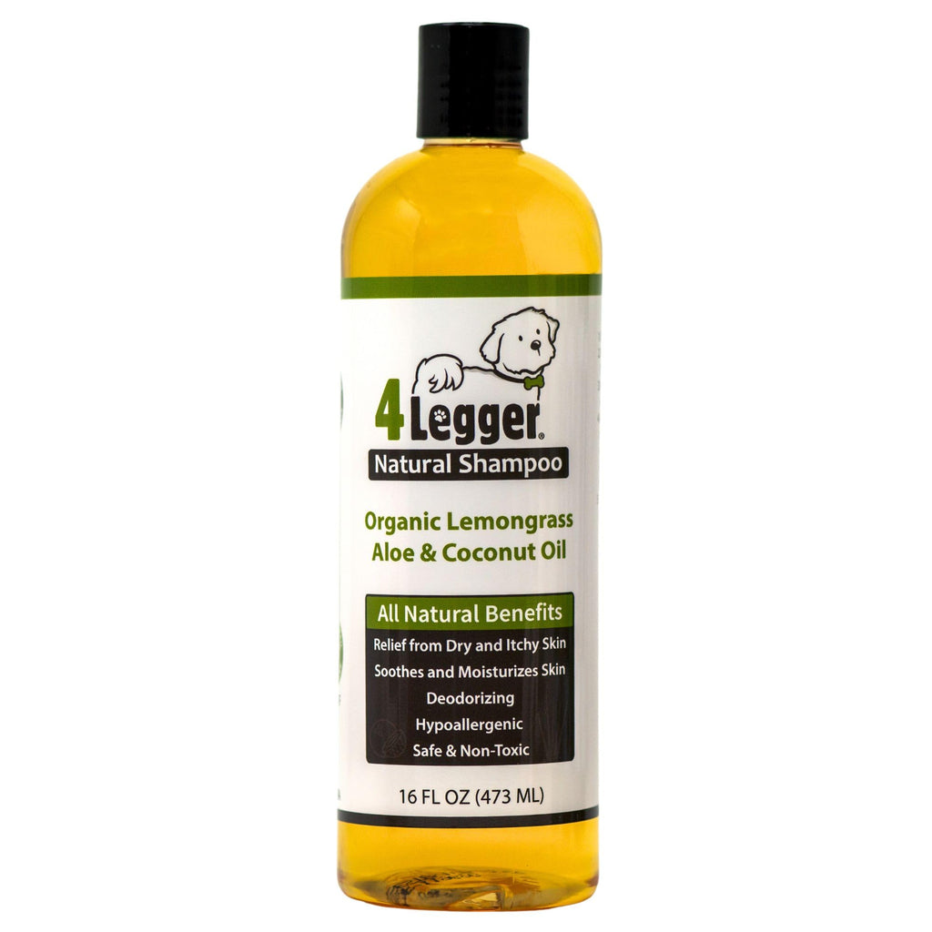 Certified Organic Hypoallergenic Dog Shampoo with Aloe and Lemongrass 16 oz A193276