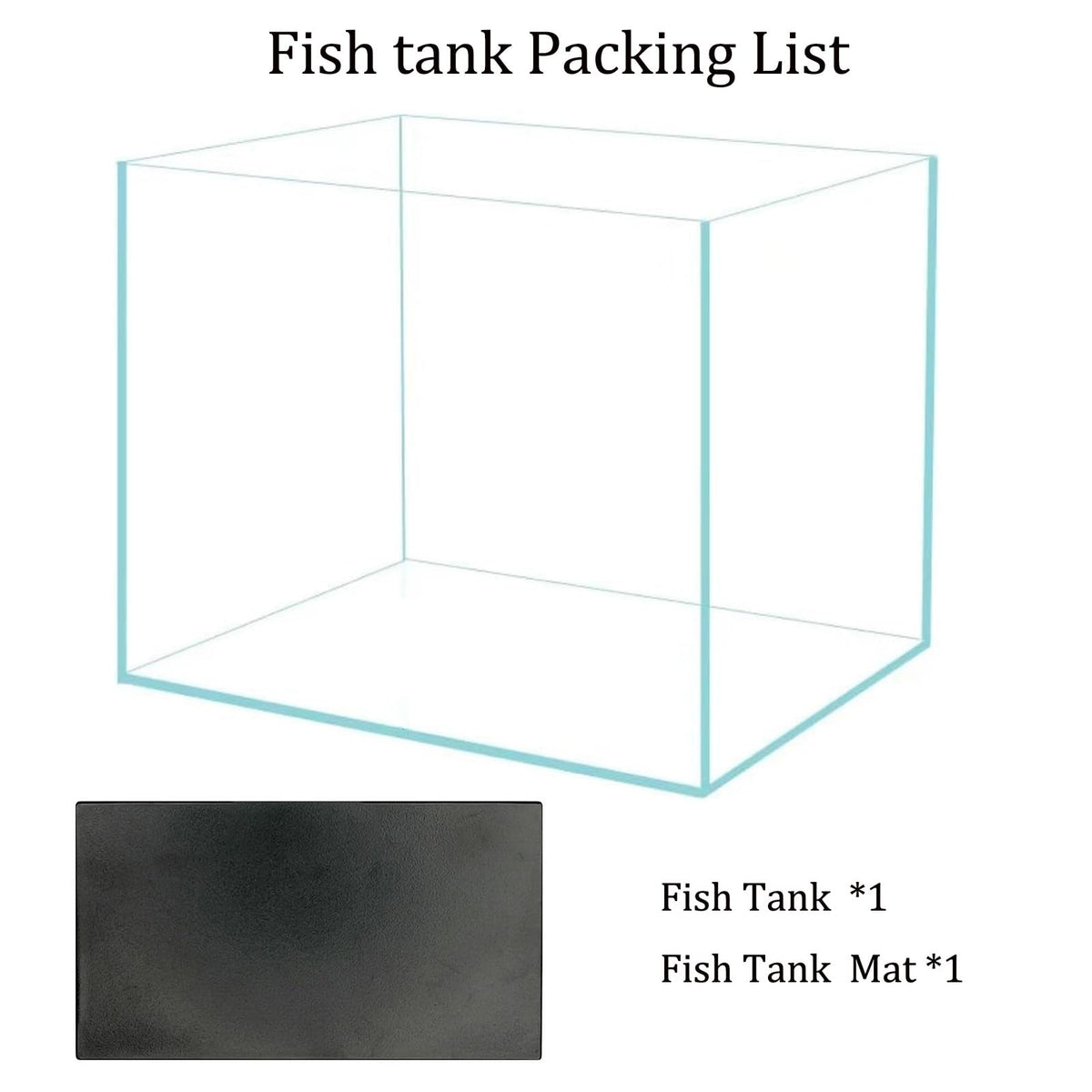 3 Gallon Glass Fish Tank C660809